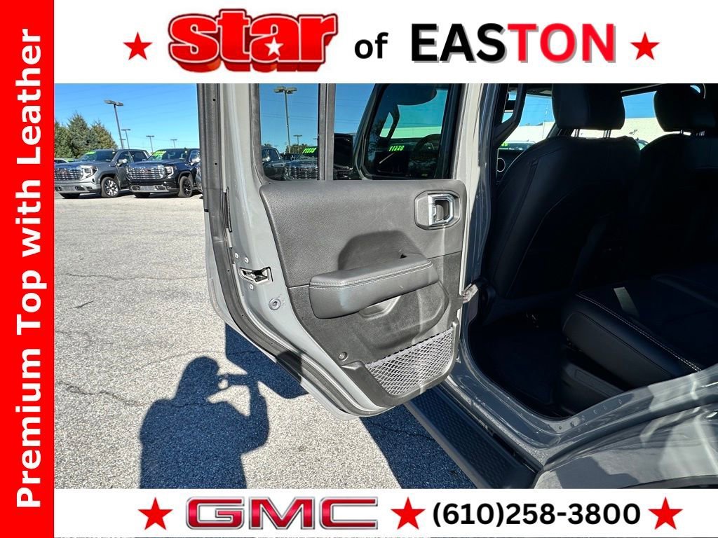 Used 2023 Gray Jeep Sahara 4x4 image 22
