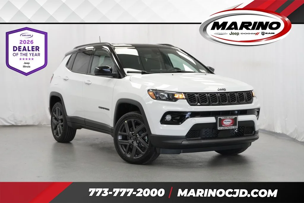 New 2026 Bright White Clear-Coat Exterior Paint Jeep Limited image 1
