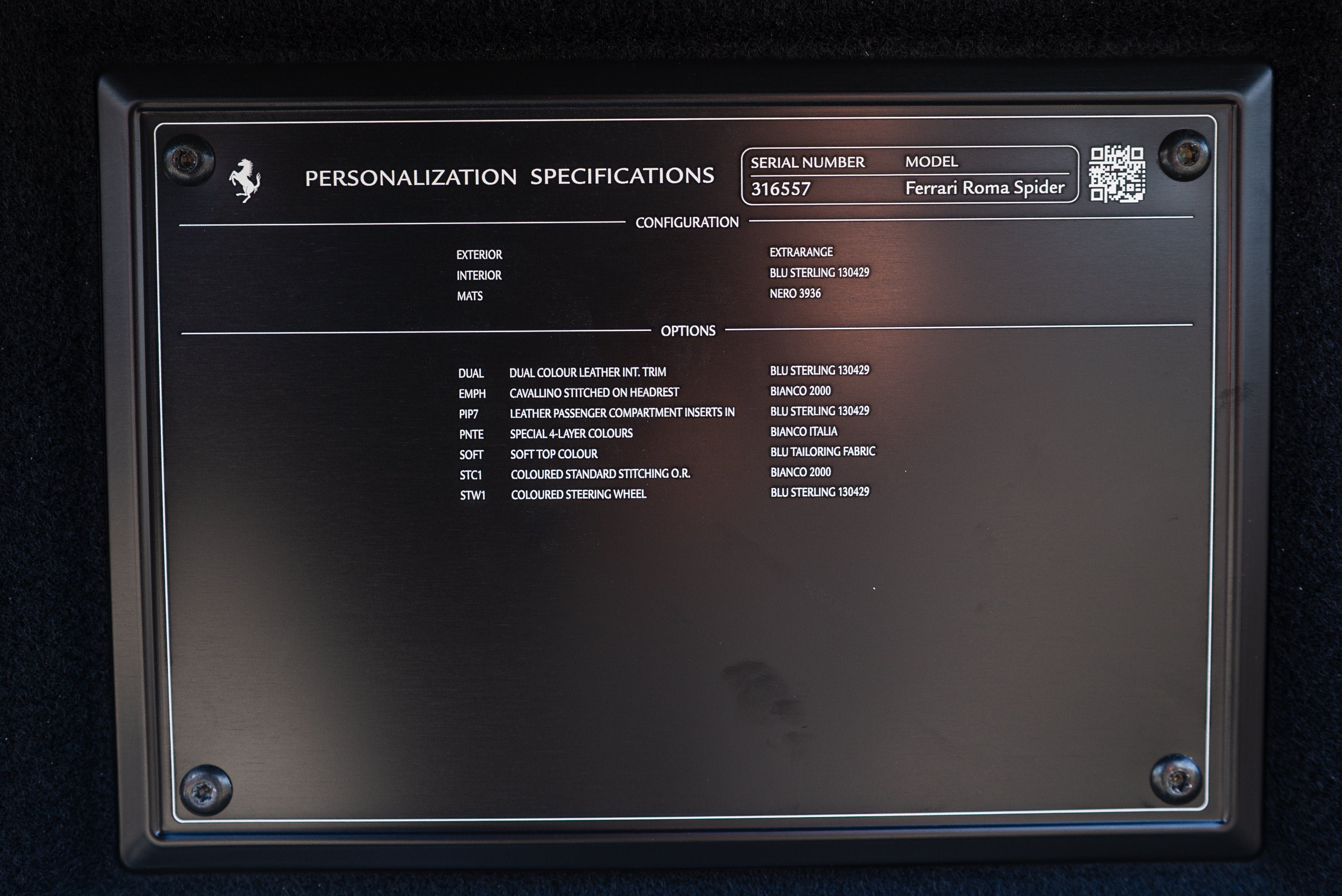 Certified Used 2025 Bianco Italia Ferrari Convertible image 11