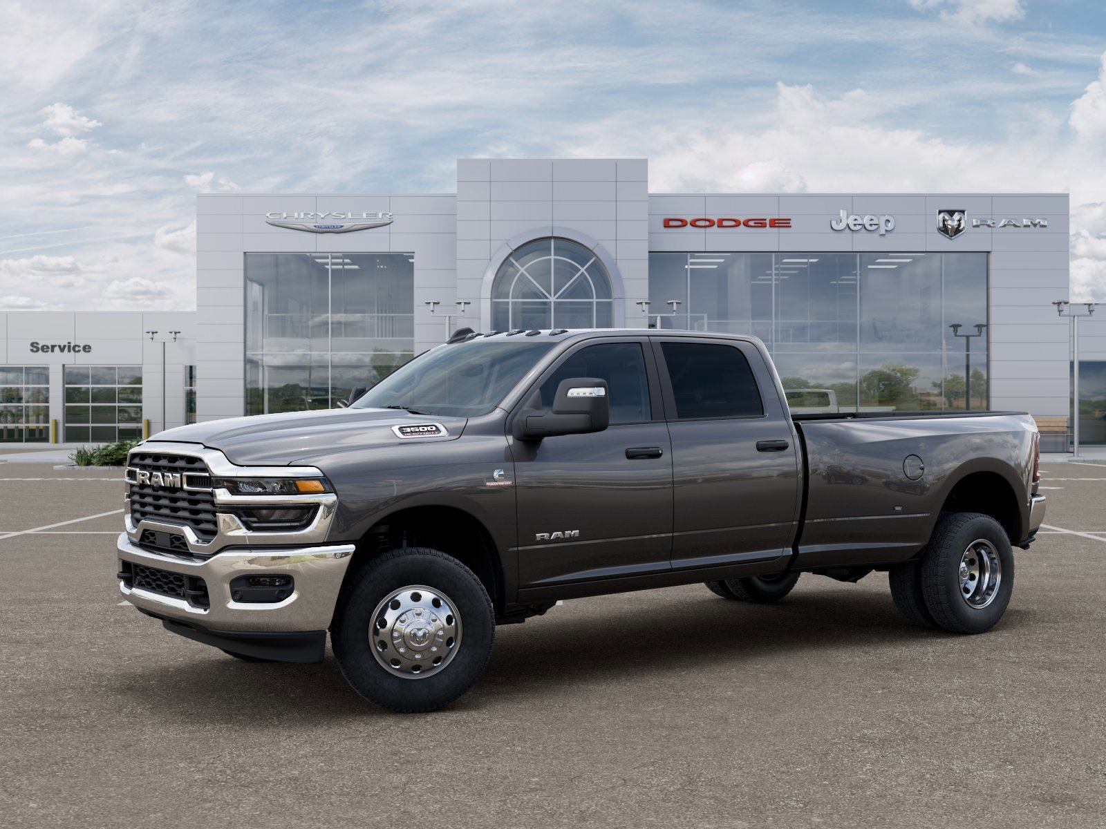 New 2026 Granite Crystal Metallic Clear-Coat Exterior Paint RAM Big Horn image 2