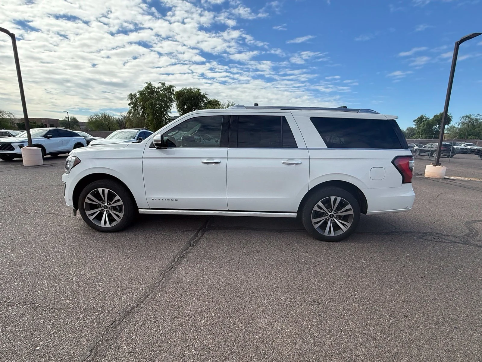 Used 2021 Star White Tri-Coat Ford Platinum image 7