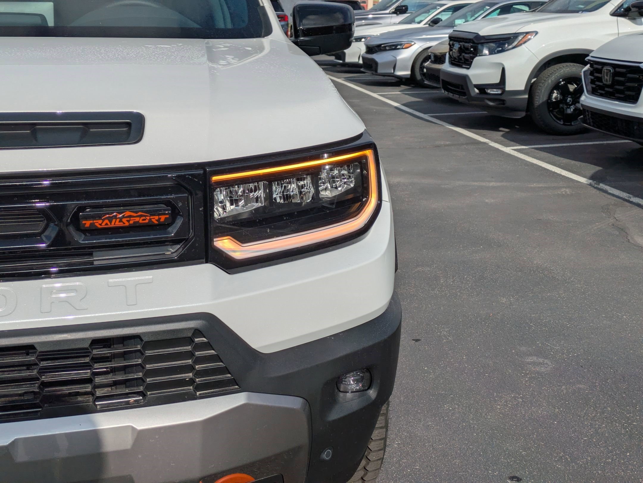 New 2026 Platinum White Pearl Honda TrailSport Elite Blackout image 10