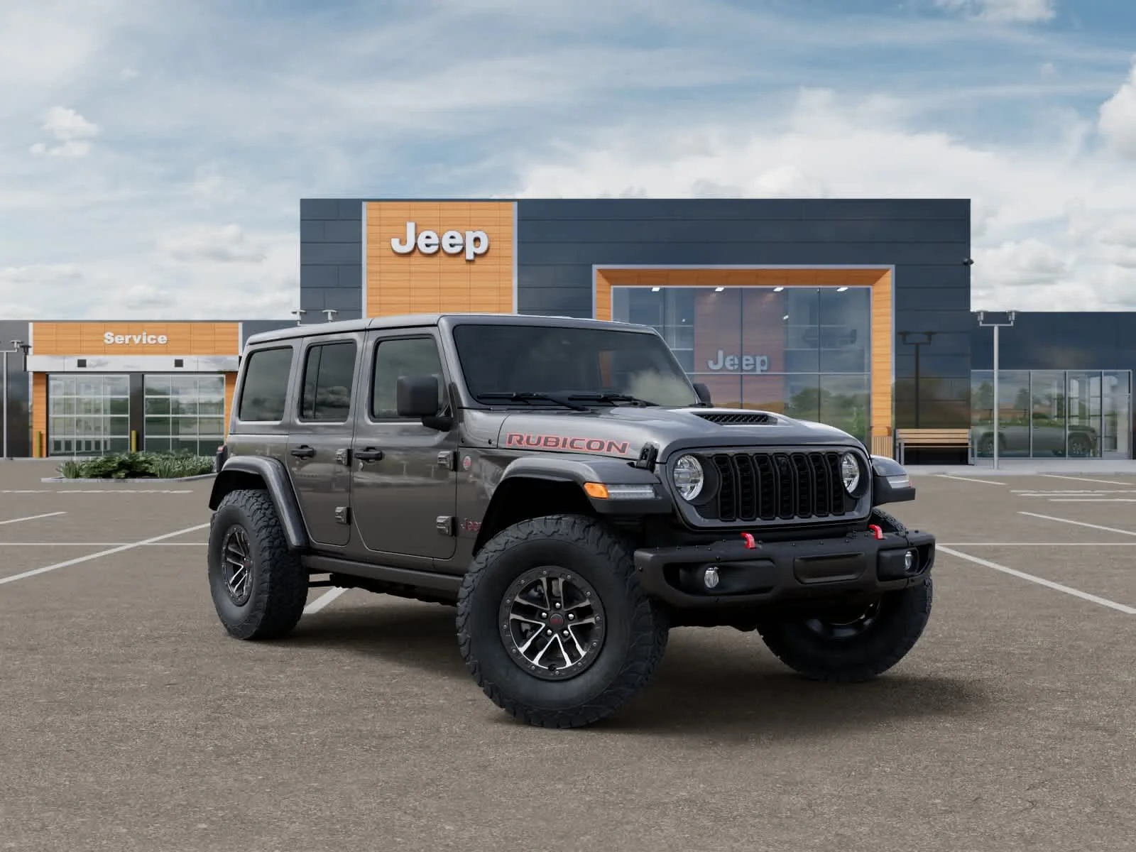 New 2027 Granite Crystal Metallic Clearcoat Jeep Rubicon X image 5