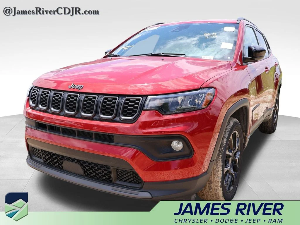 Used 2025 Red Jeep Latitude image 1