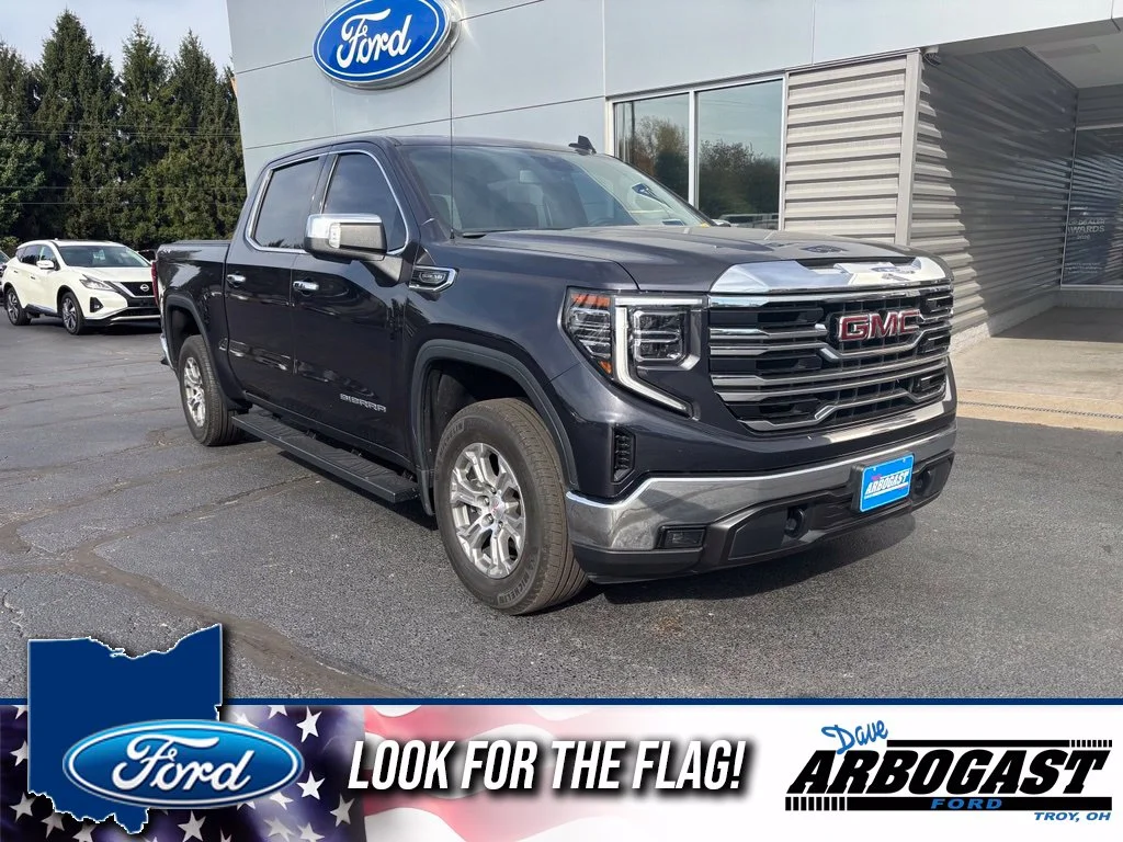Certified Used 2024 Silver GMC SLT image 1