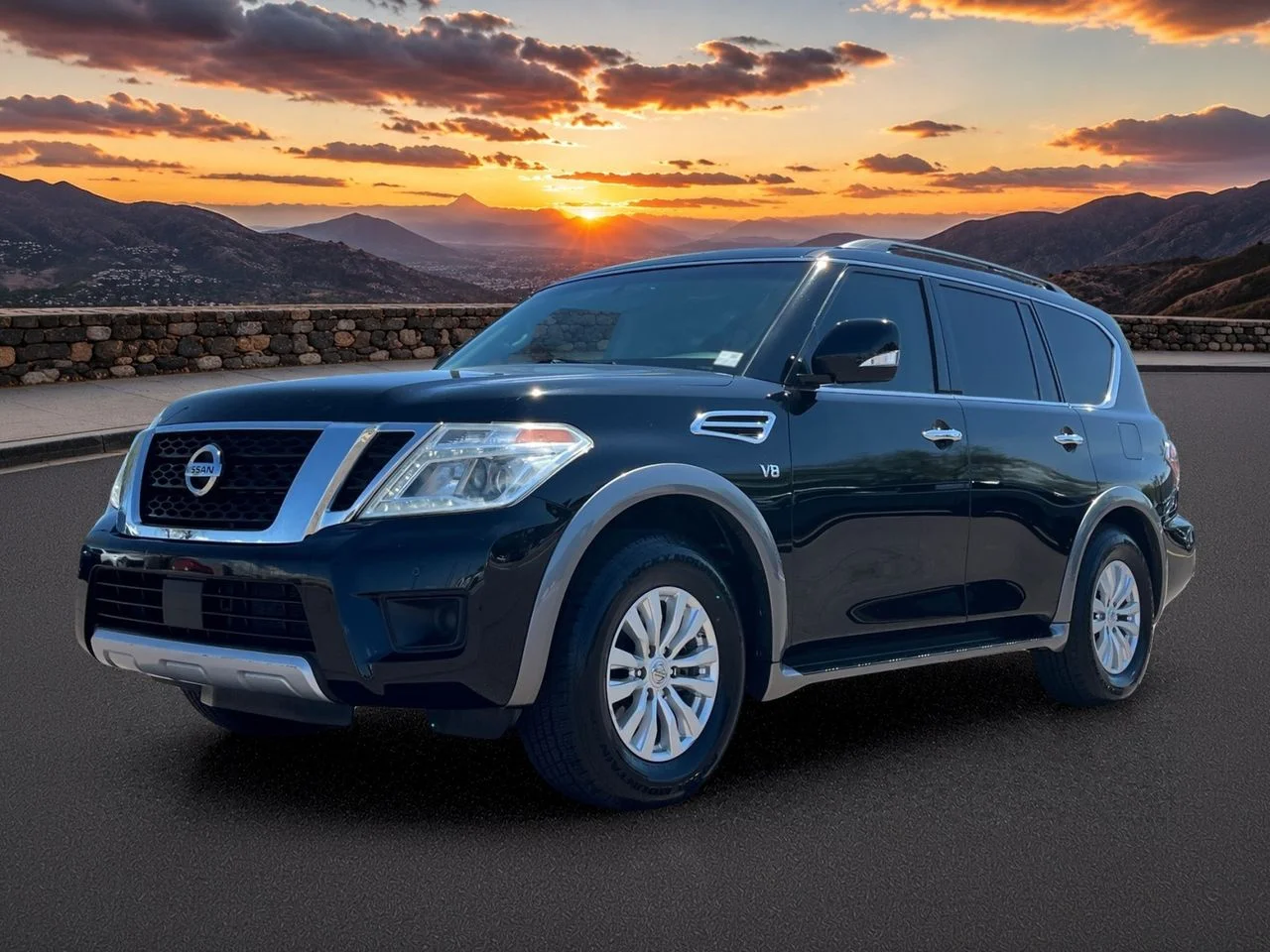 Used 2017 Nissan Armada SV with VIN JN8AY2ND9H9004497 for sale in Scottsdale, AZ