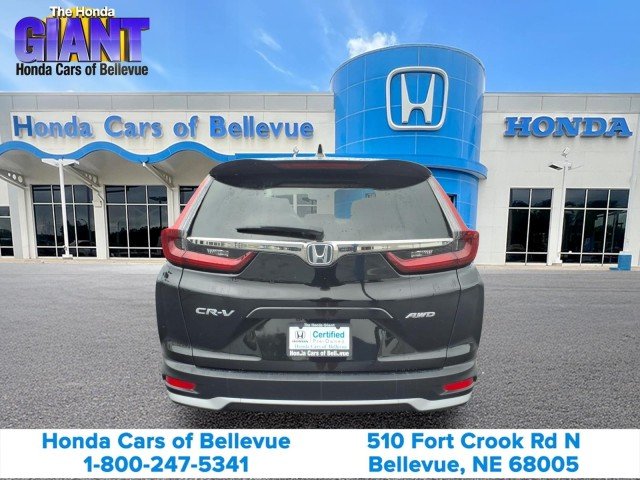 Certified Used 2021 Crystal Black Pearl Honda AWD EX-L image 6