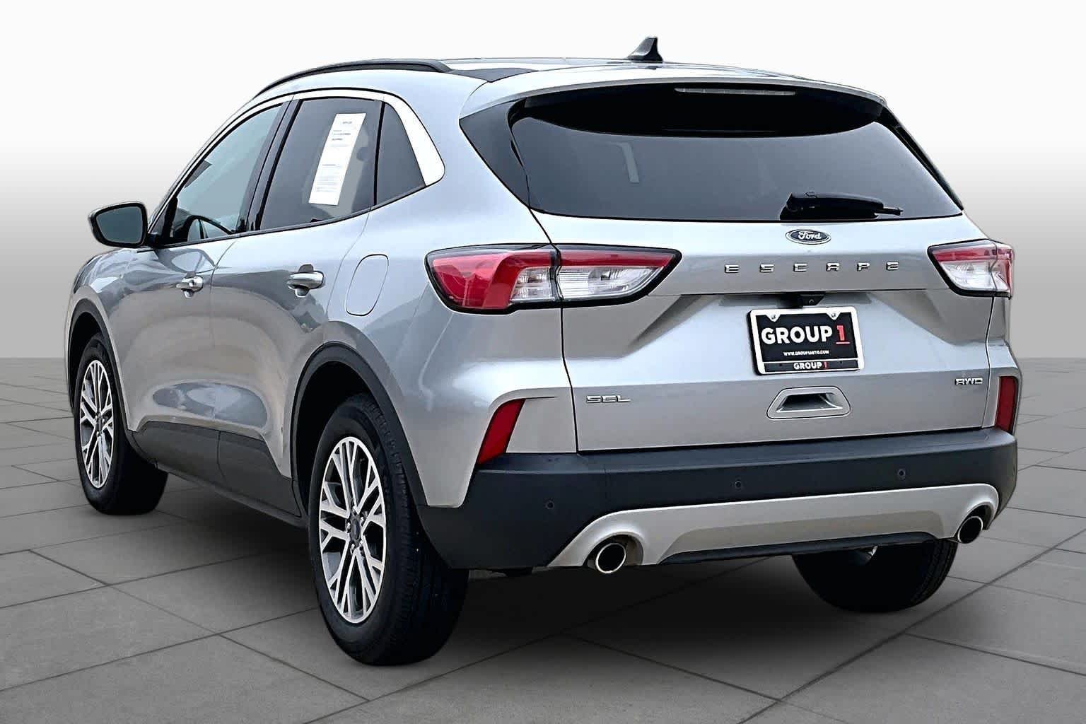 Used 2021 Iconic Silver Metallic Ford SEL image 13