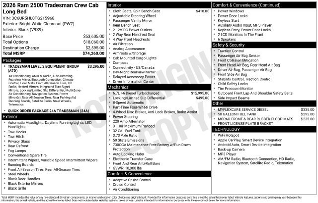2026 RAM 2500 Tradesman - Photo 43