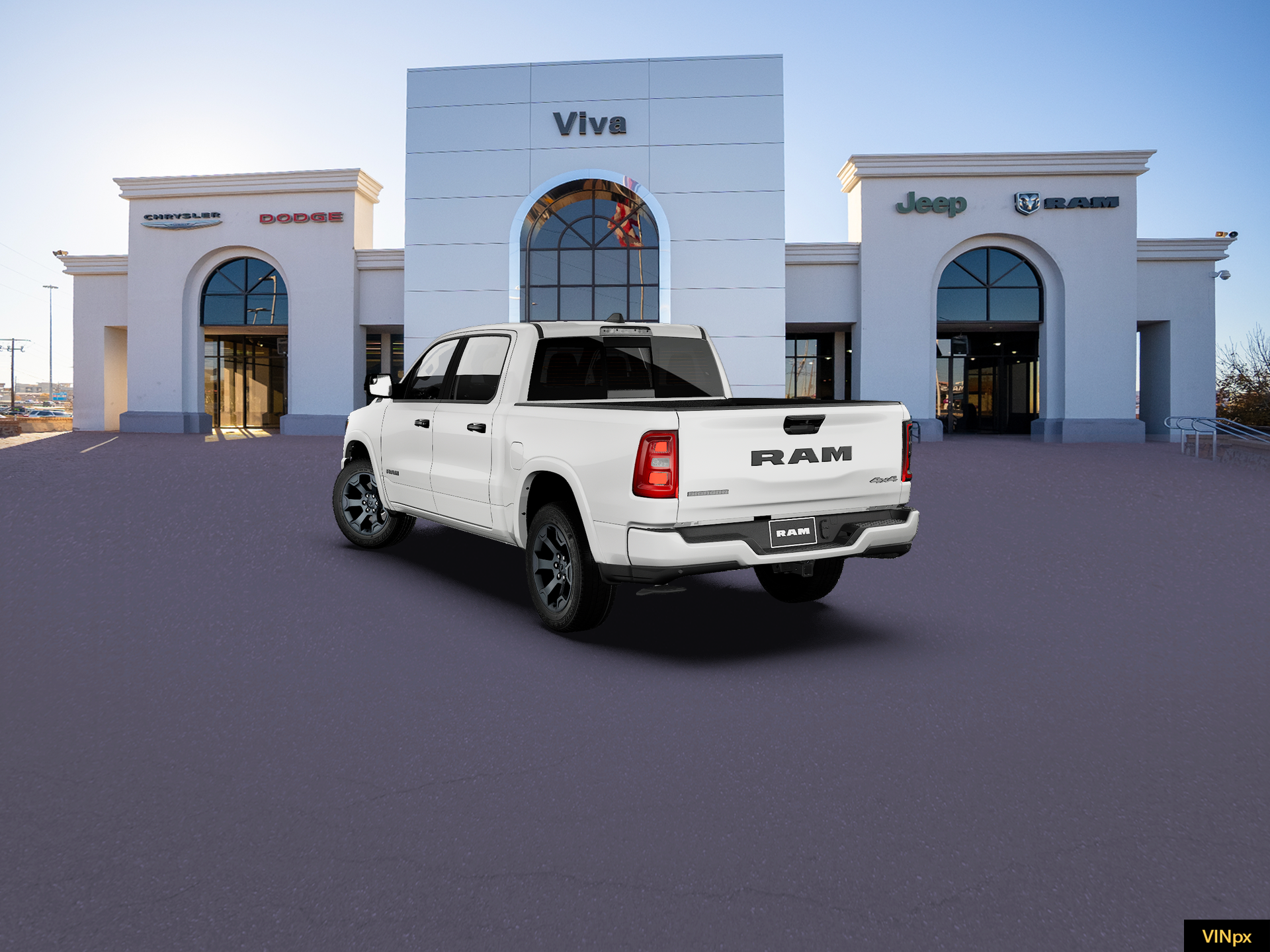 New 2027 Bright White Clearcoat RAM BIG HORN image 4
