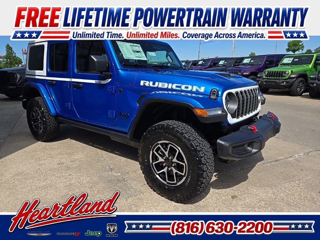 New 2026 Hydro Blue Pearl-Coat Exterior Paint Jeep Rubicon image 14