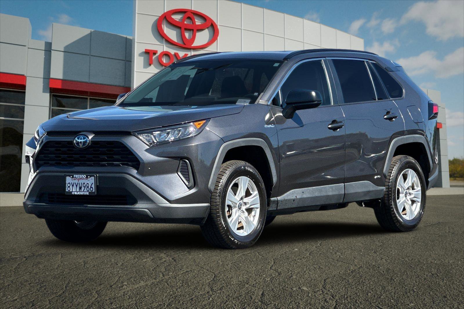 Used 2021 Magnetic Gray Metallic Toyota Hybrid LE image 7