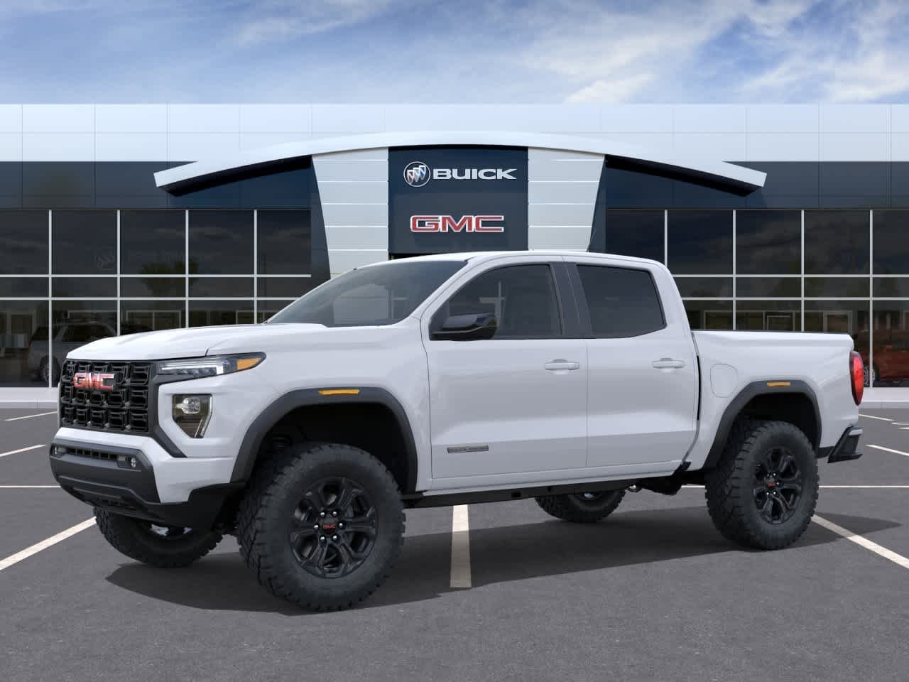 Used 2024 Summit White GMC 2WD Elevation image 3