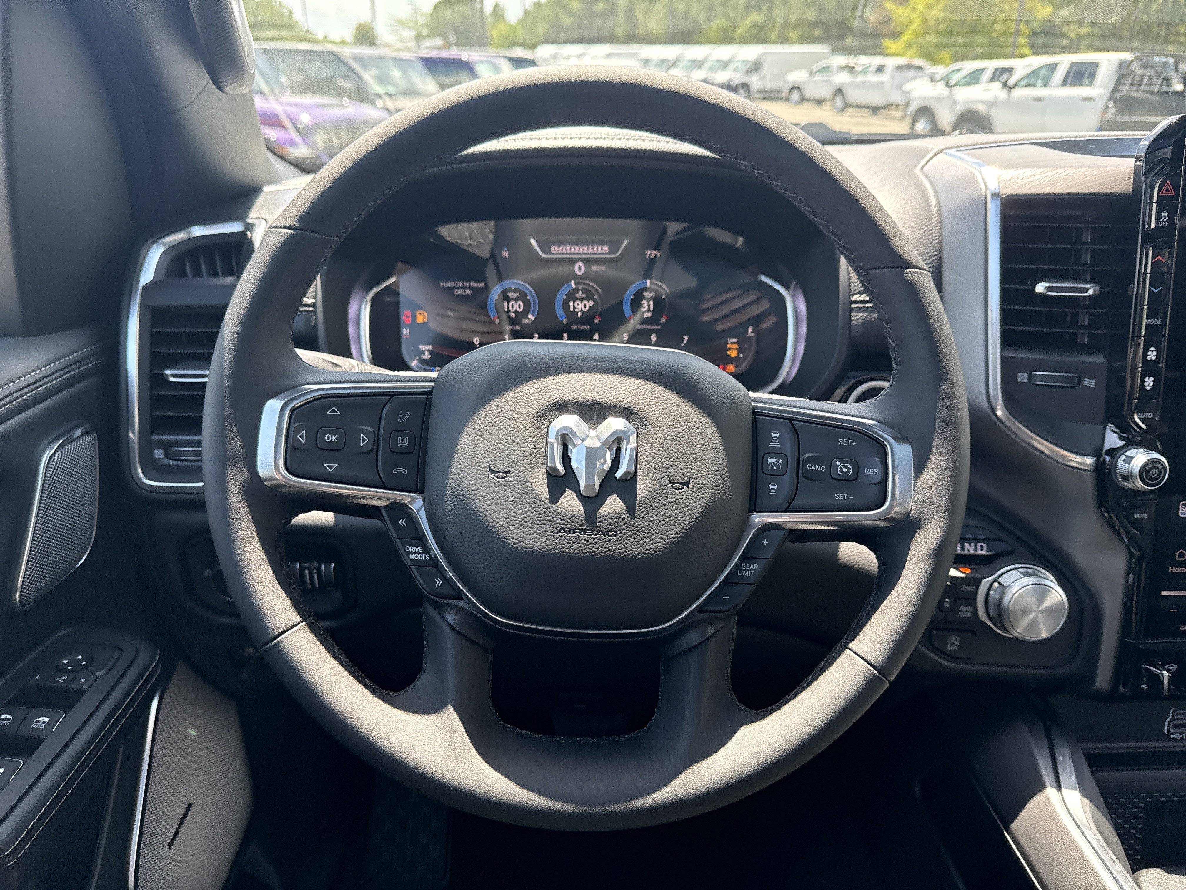 New 2026 Diamond Black Crystal Pearl-Coat Exterior Paint RAM Laramie image 28