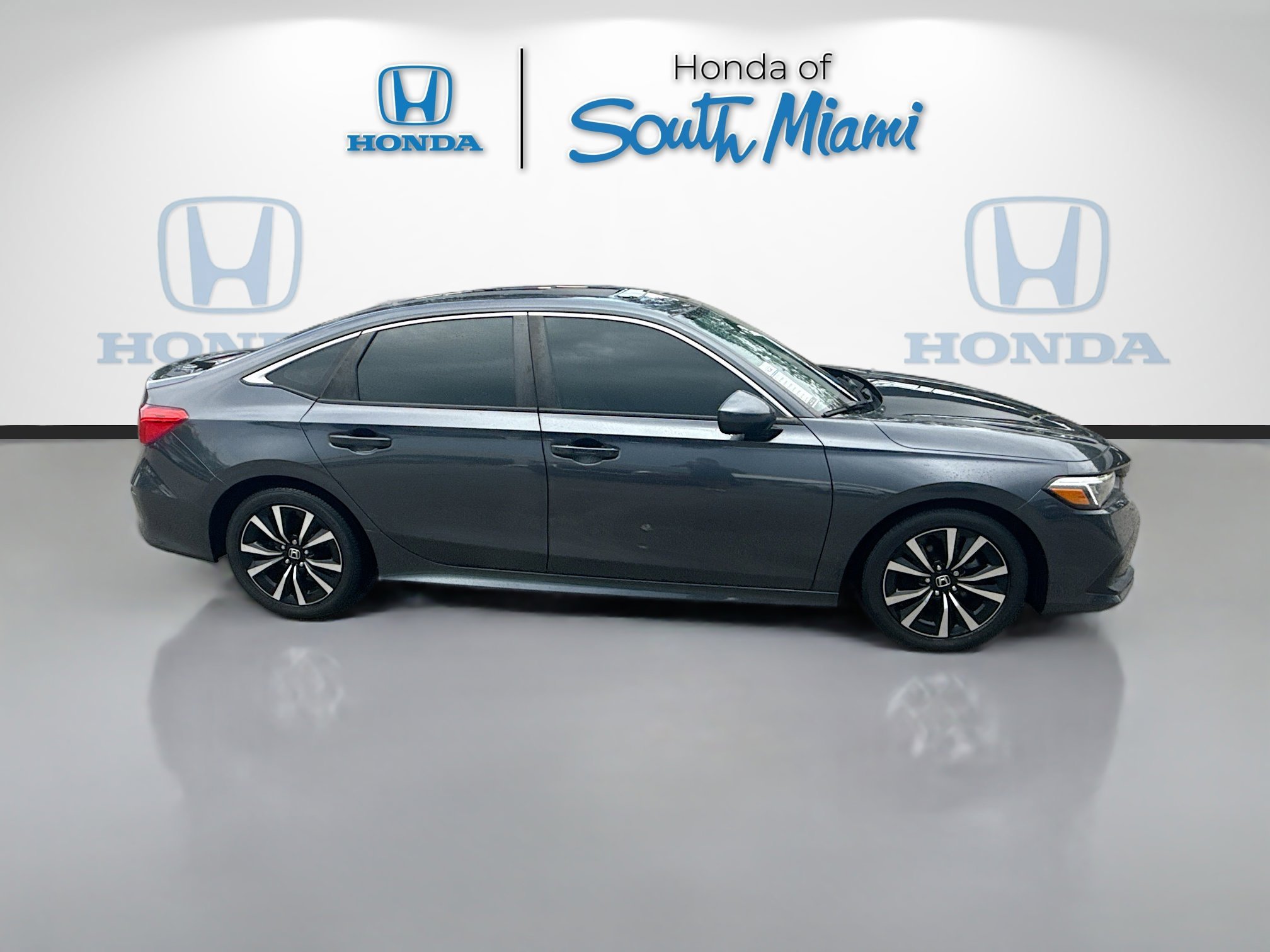 Certified Used 2024 Meteorite Gray Metallic Honda 1.5T 4D EX image 8