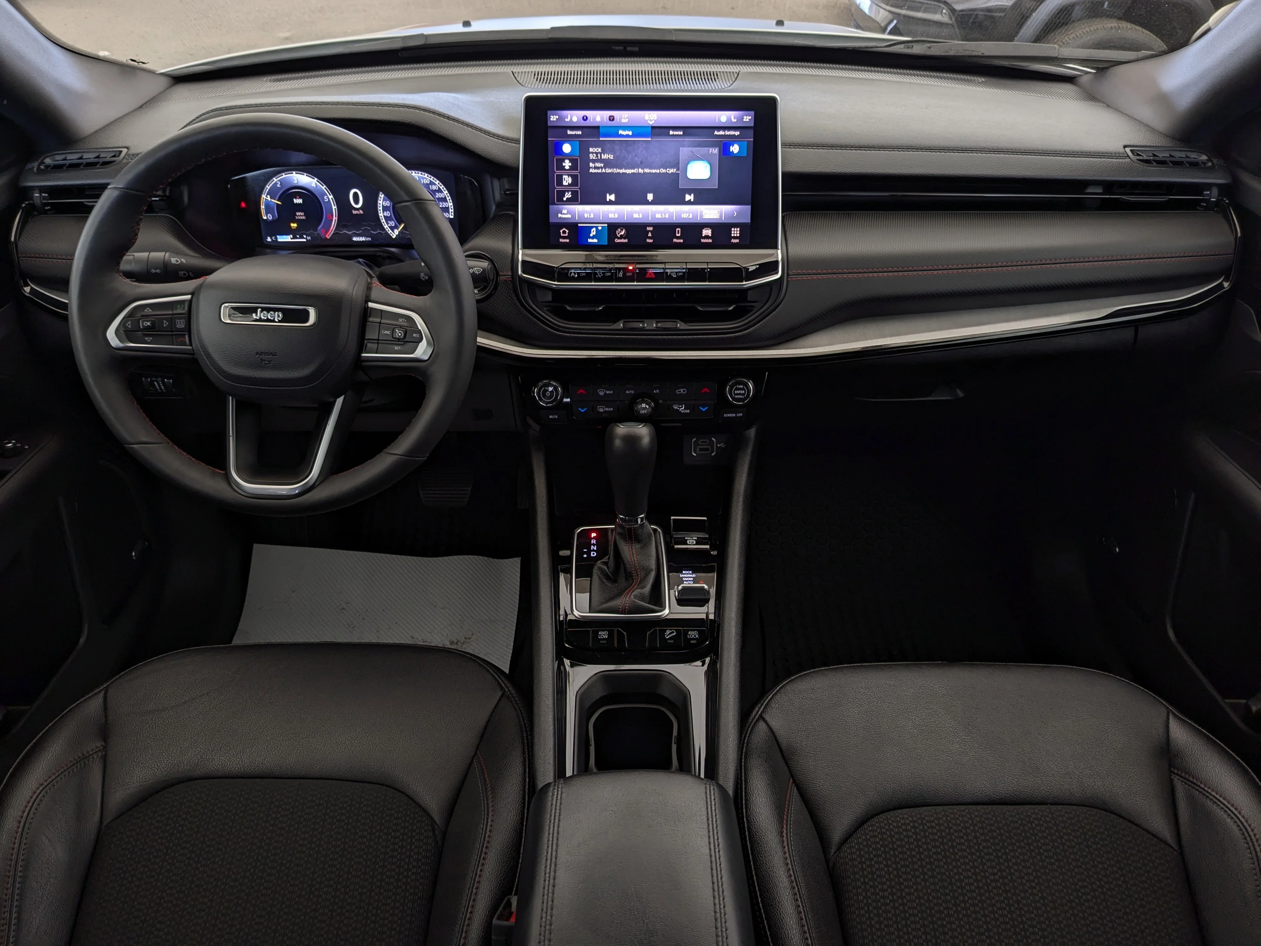 Used 2024 Black Jeep Trailhawk - Sun & Sound Group - Dual Pane Sunroof - Leather - NAV & More image 26