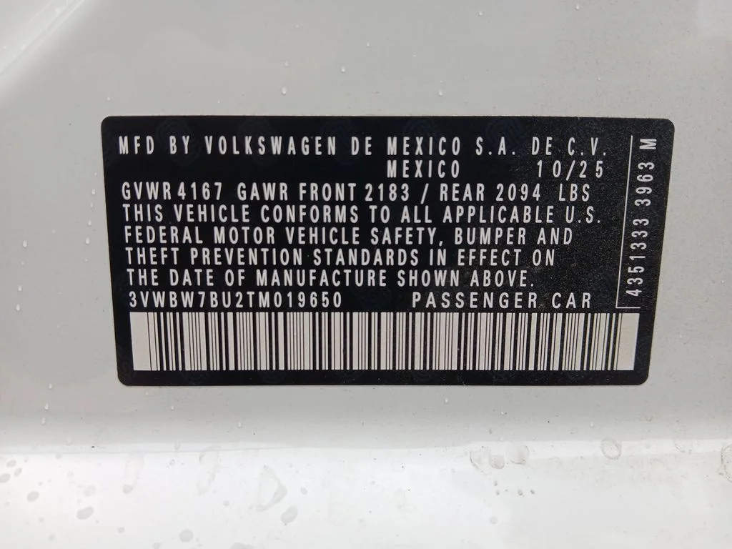New 2026 White Volkswagen 1.5T Sport image 28
