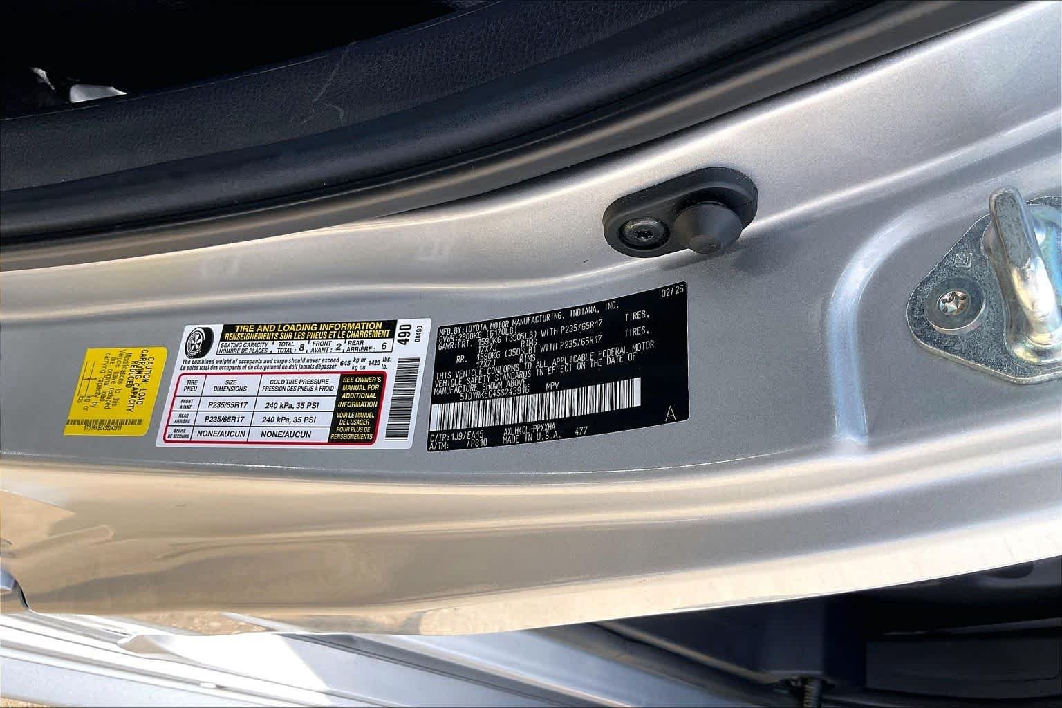 Used 2025 Celestial Silver Metallic Toyota XLE image 30