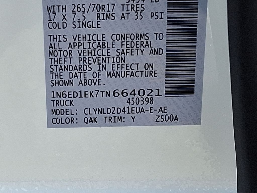 New 2026 Glacier White Nissan Crew Cab PRO-4X® image 19