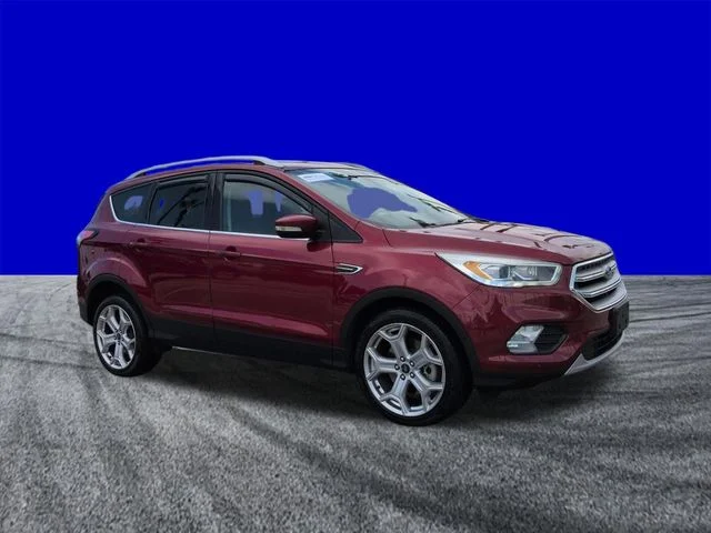 Used 2018 Ruby Red Ford Titanium image 2