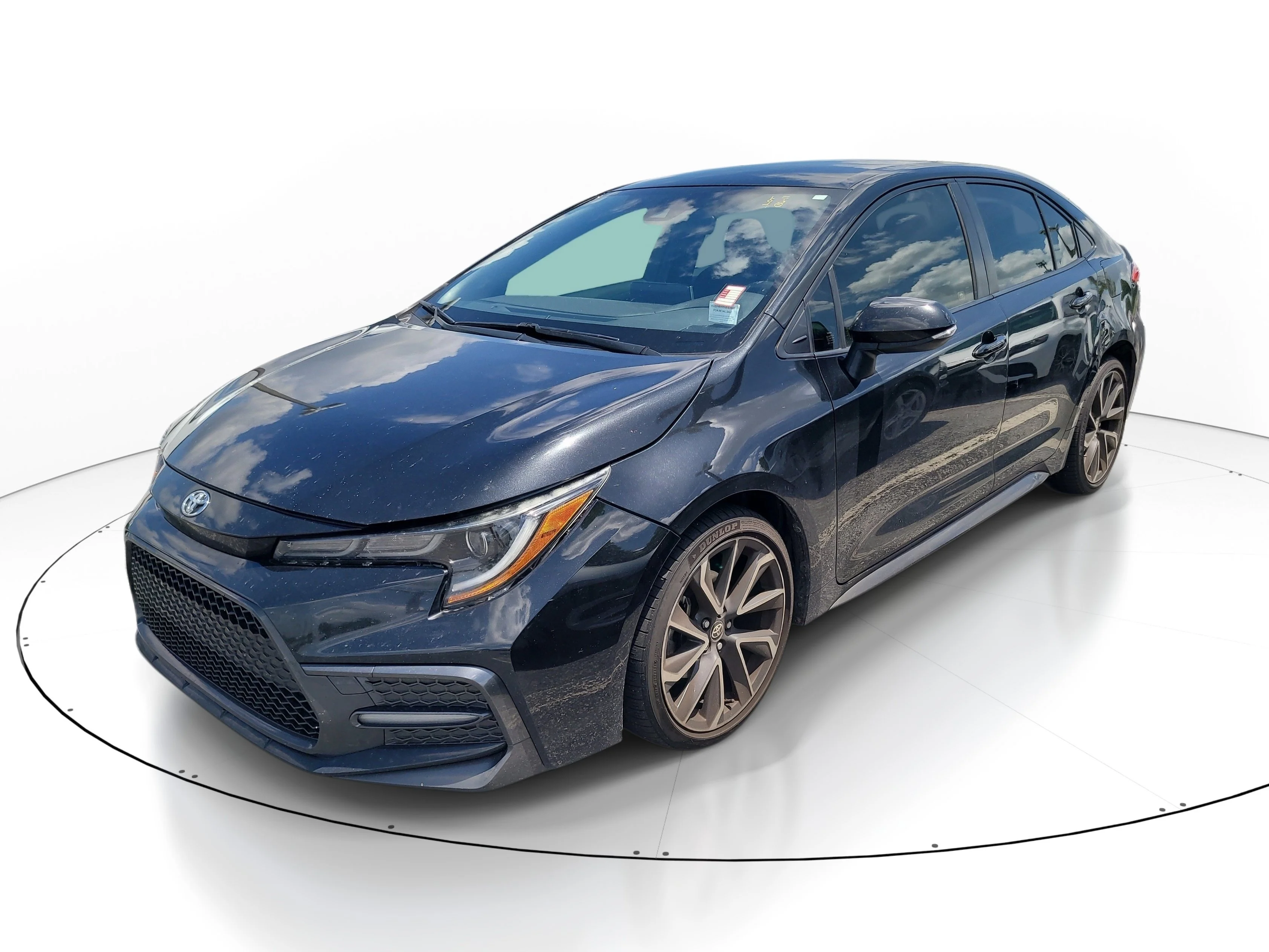 Used 2020 Black Sand Pearl Toyota SE image 3