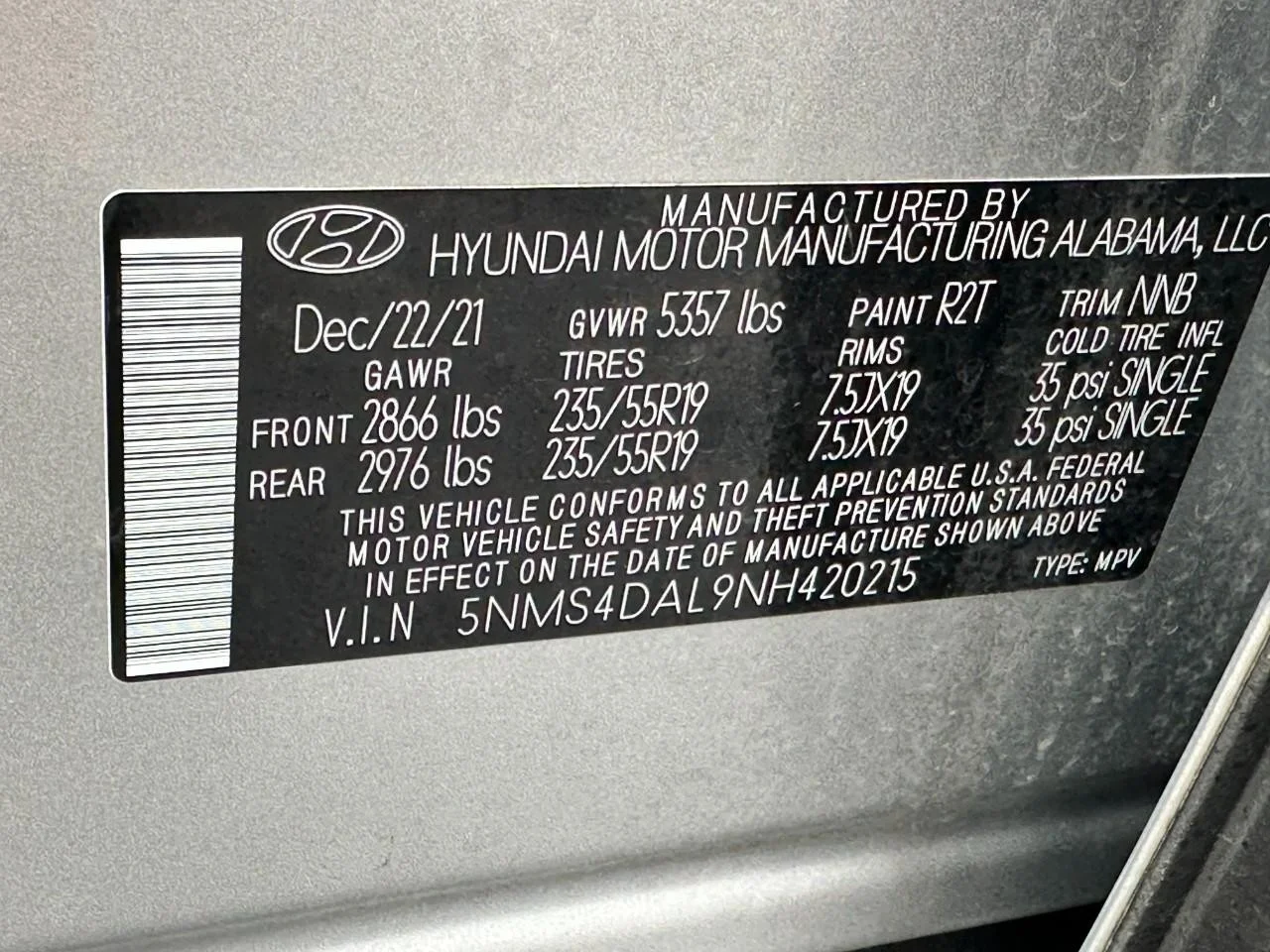 Used 2022 Shimmering Silver Hyundai Limited image 27