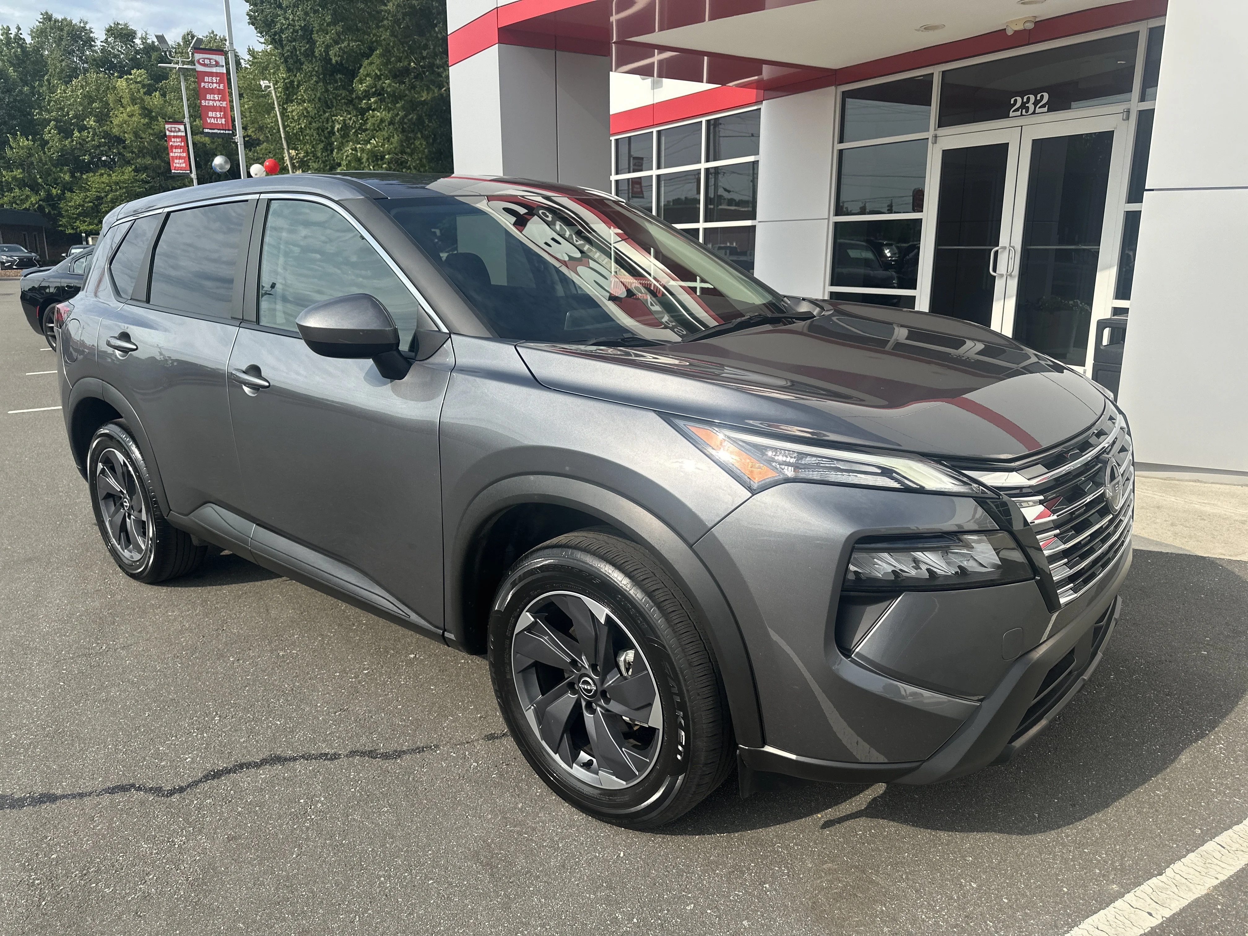 Used 2025 Gun Metallic Nissan SV image 2