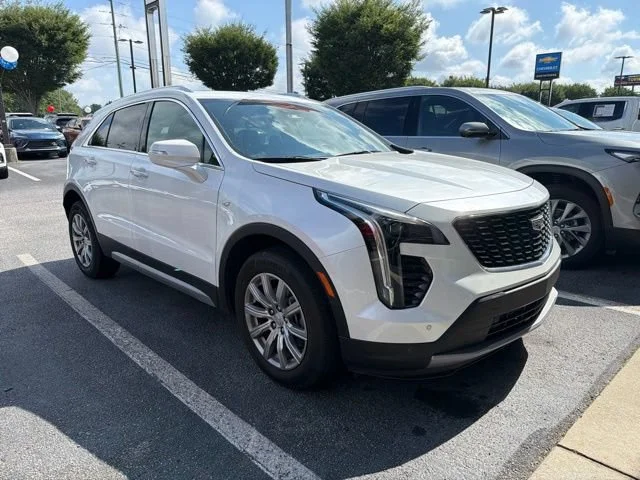 Used 2023 Crystal White Tricoat Cadillac Premium Luxury image 1