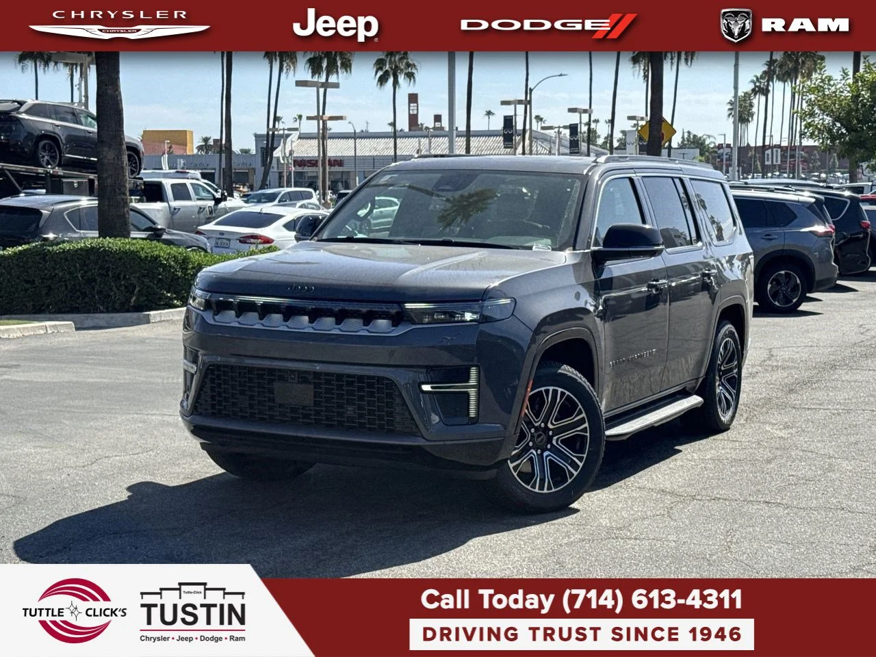 New 2026 Baltic-Gray Metallic Clear-Coat Exterior Paint Jeep 4DR 2WD image 1