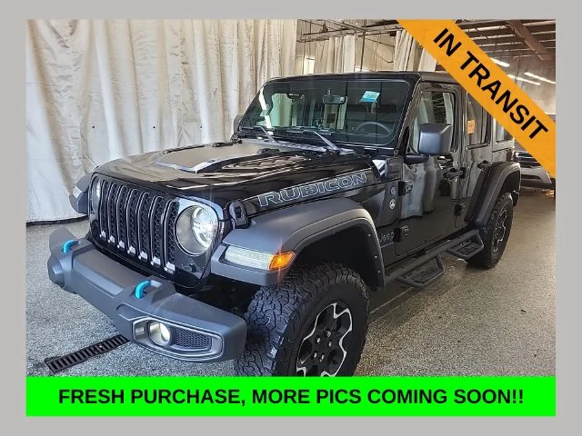 Used 2023 Black Jeep Rubicon 4xe image 1