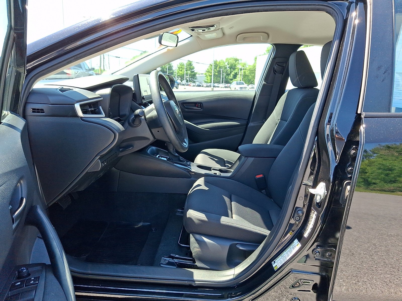 Used 2025 Midnight Black Metallic Toyota LE image 15