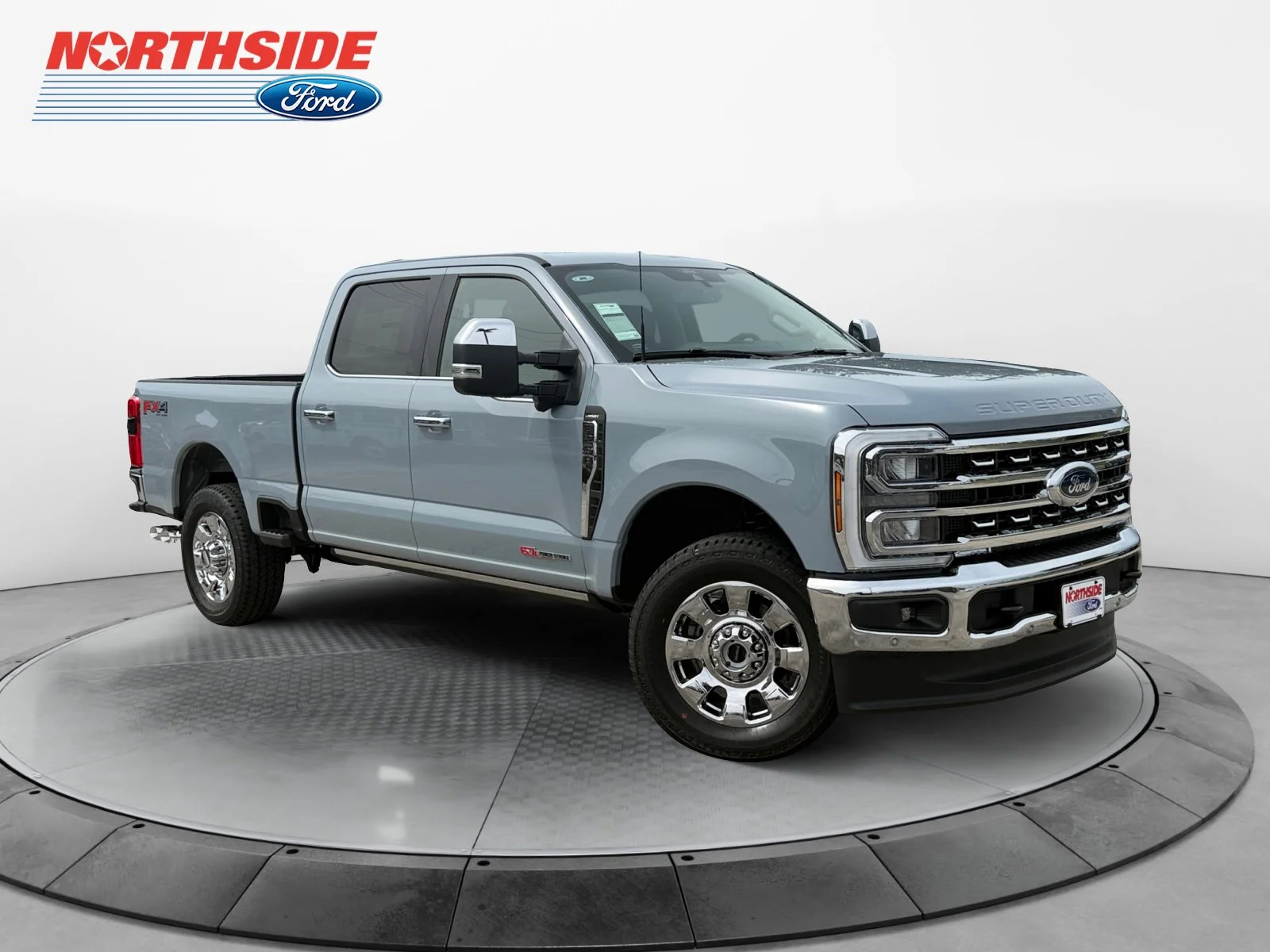New 2026 Glacier Gray Metallic Tri-Coat Ford LARIAT image 1