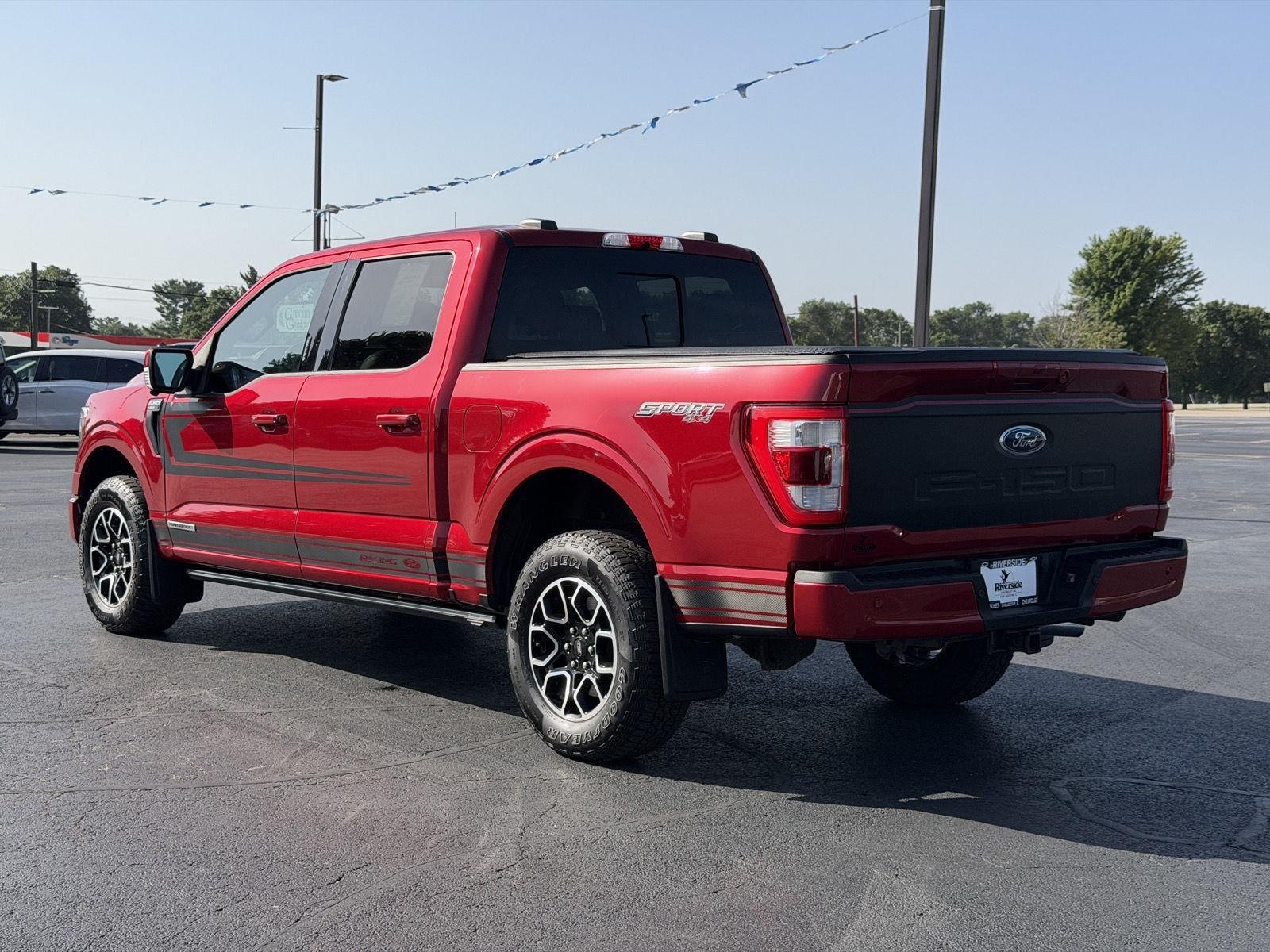 Used 2021 Rapid Red Metallic Tinted Clearcoat Ford LARIAT image 5