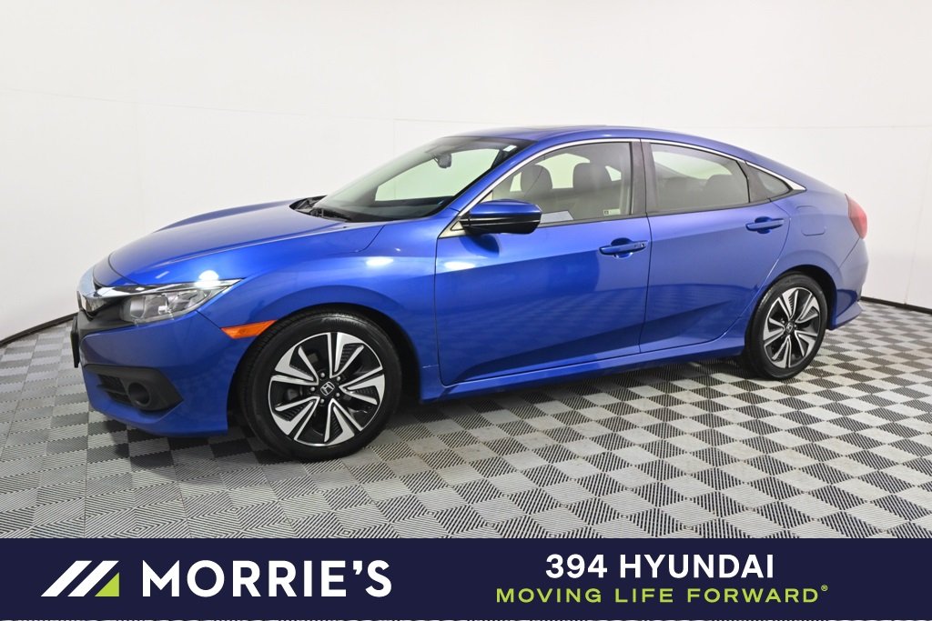 Used 2018 Honda Civic EX-L with VIN JHMFC1F72JX011049 for sale in St. Louis Park, Minnesota