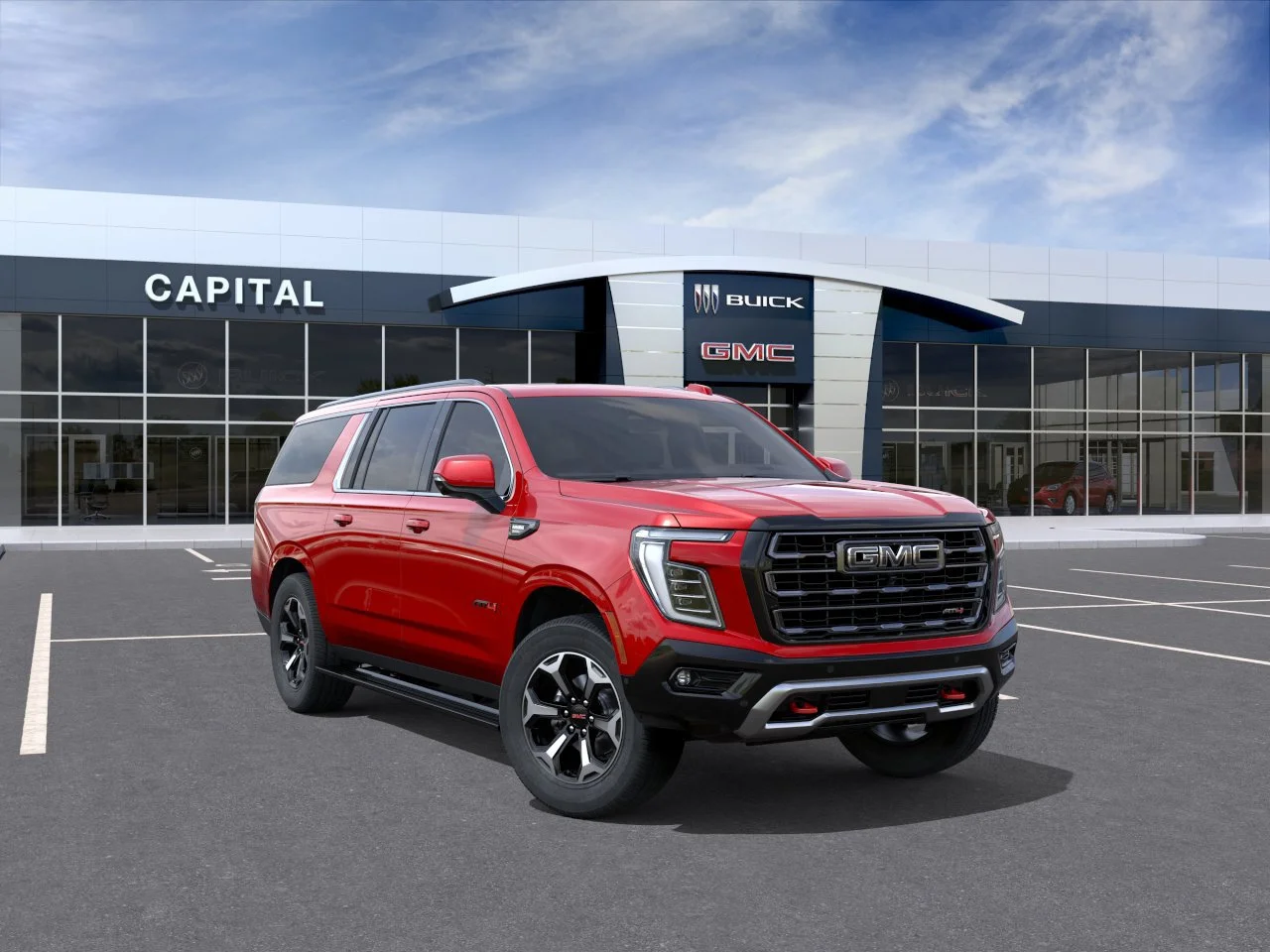 New 2026 Volcanic Red Tintcoat GMC AT4 Ultimate image 2
