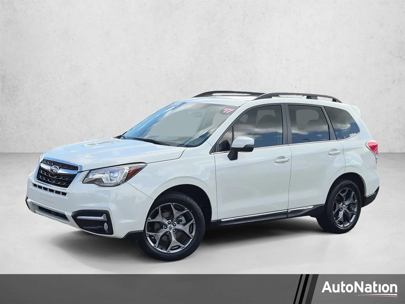 Used 2017 Crystal White Pearl Subaru Touring image 1