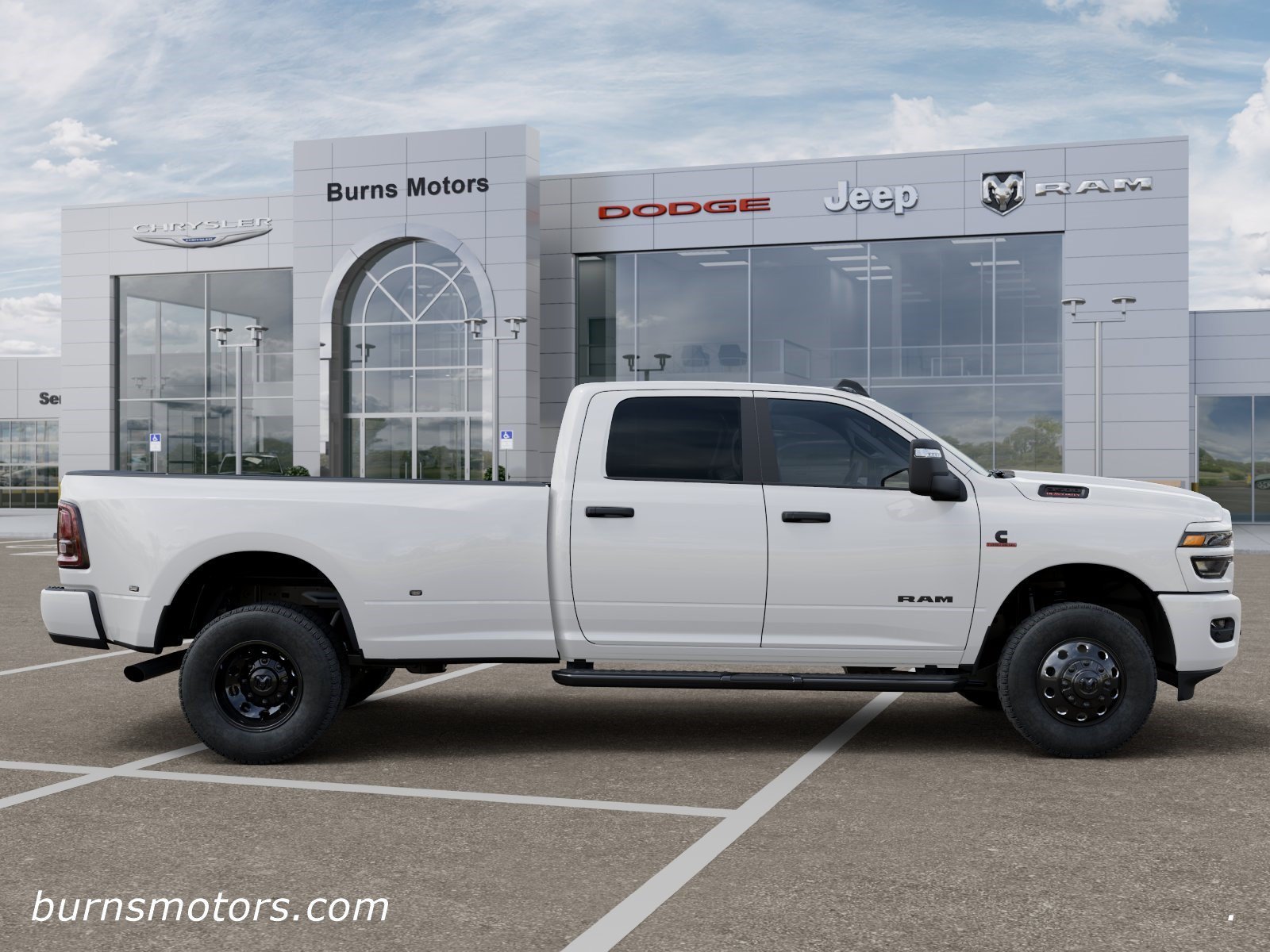 New 2026 Bright White Clear-Coat Exterior Paint RAM Lone Star Night Edition Dually image 21