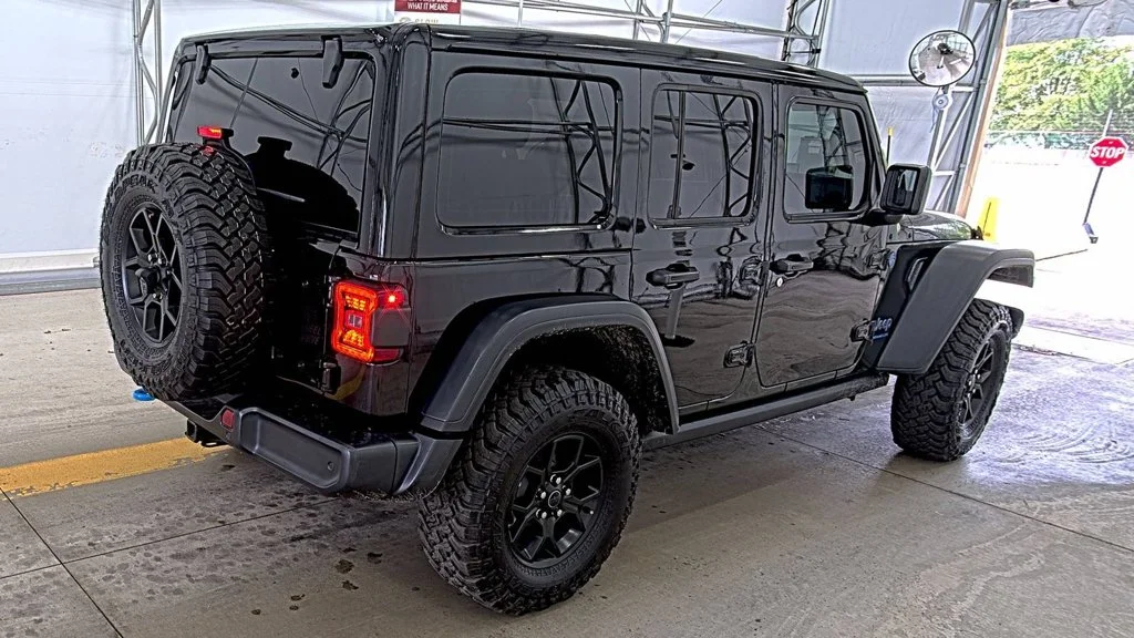 Used 2024 Black Jeep Willys 4xe image 2
