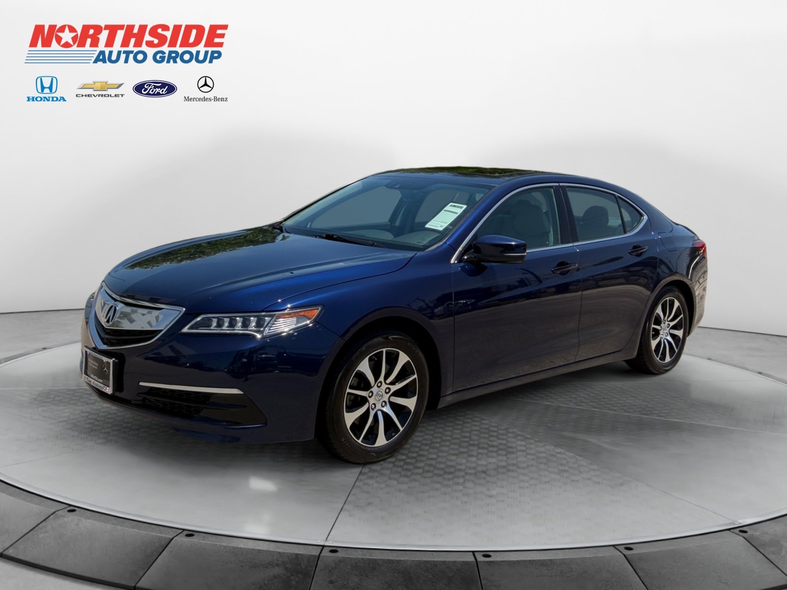 Used 2015 Blue Acura Tech image 3
