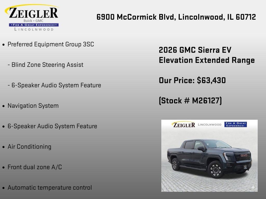 2026 GMC Sierra EV Elevation - Photo 12
