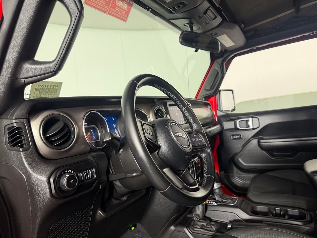 Certified Used 2021 Red Jeep Unlimited Willys image 24