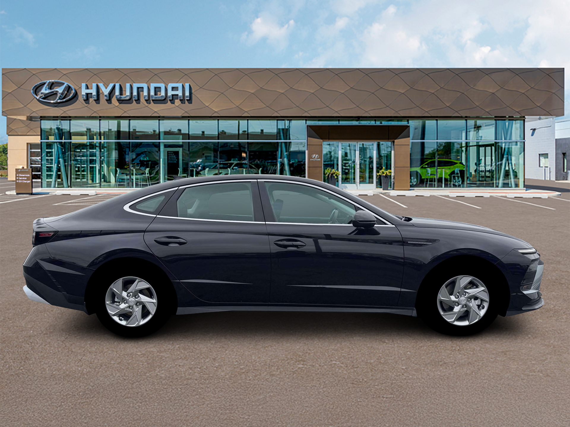 New 2026 Carbon Blue Hyundai SE image 9