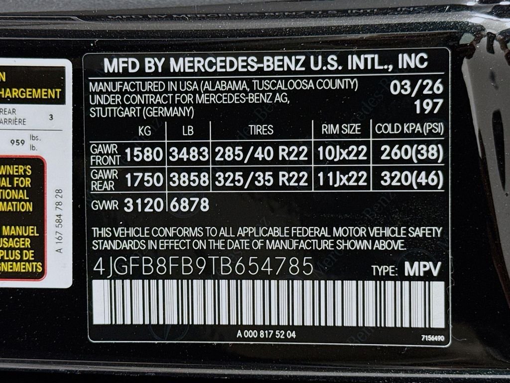 New 2026 Obsidian Black Metallic Mercedes-Benz GLE 580 image 34