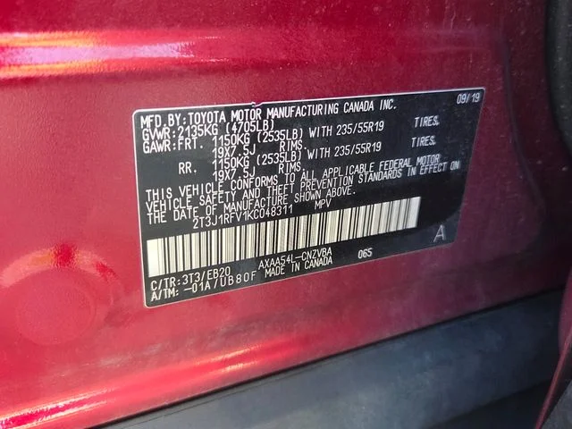 Used 2019 Red Toyota Adventure image 5
