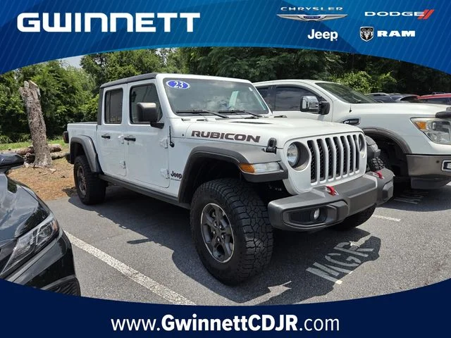 Used 2023 White Jeep Rubicon image 1