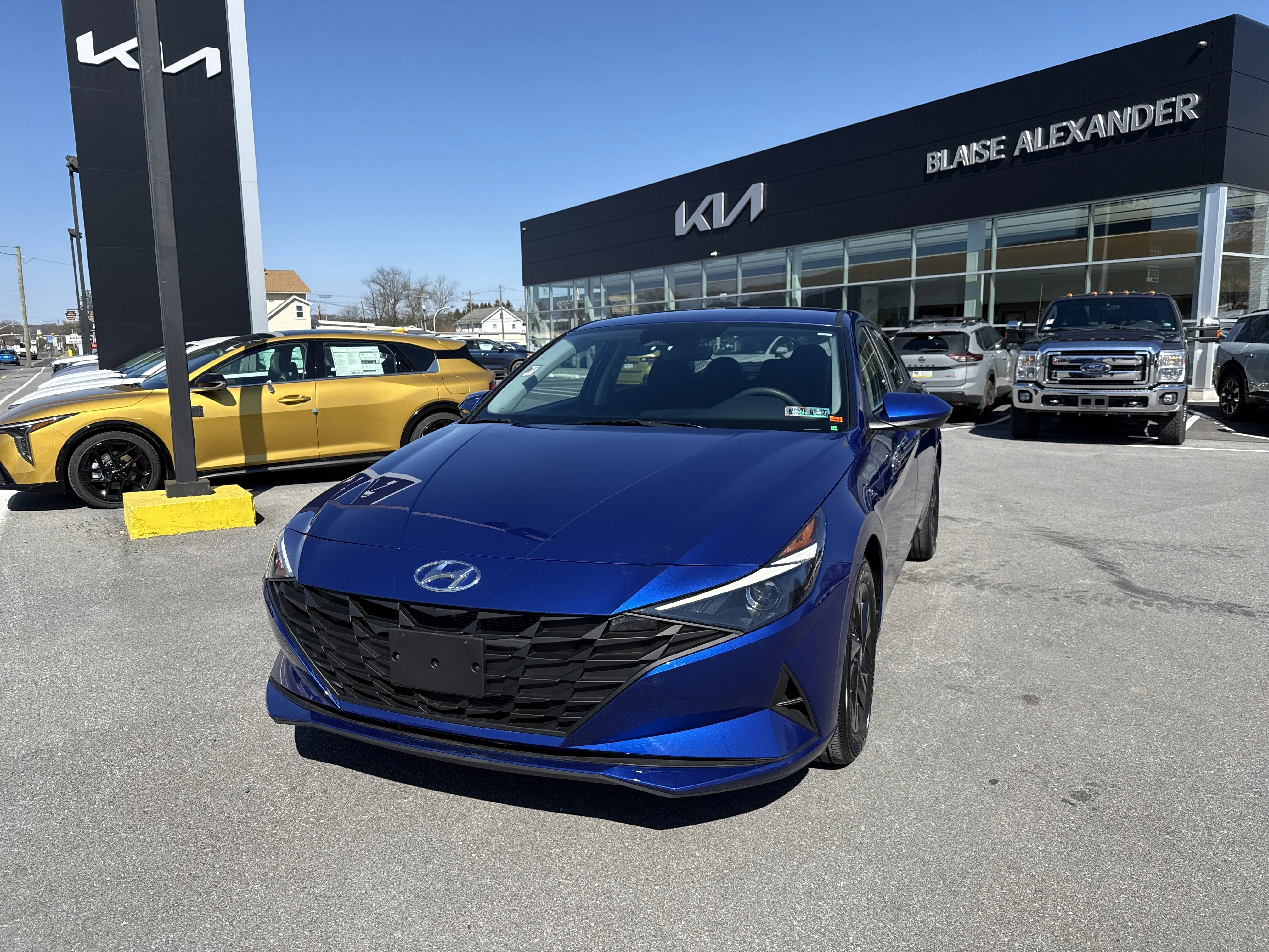 Used 2023 Intense Blue Hyundai SEL image 8