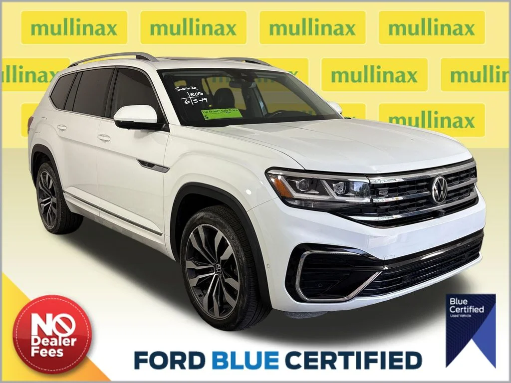 Certified Used 2022 White Volkswagen 3.6L V6 SEL Premium R-Line image 1