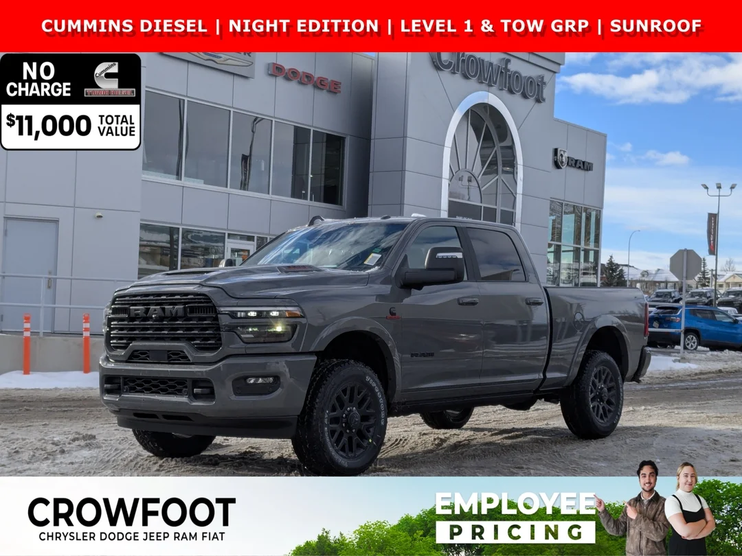 New 2026 Grey RAM Limited - - Night Edition - 5th W & Gooseneck Prep - Level 1 Equip & More! image 1