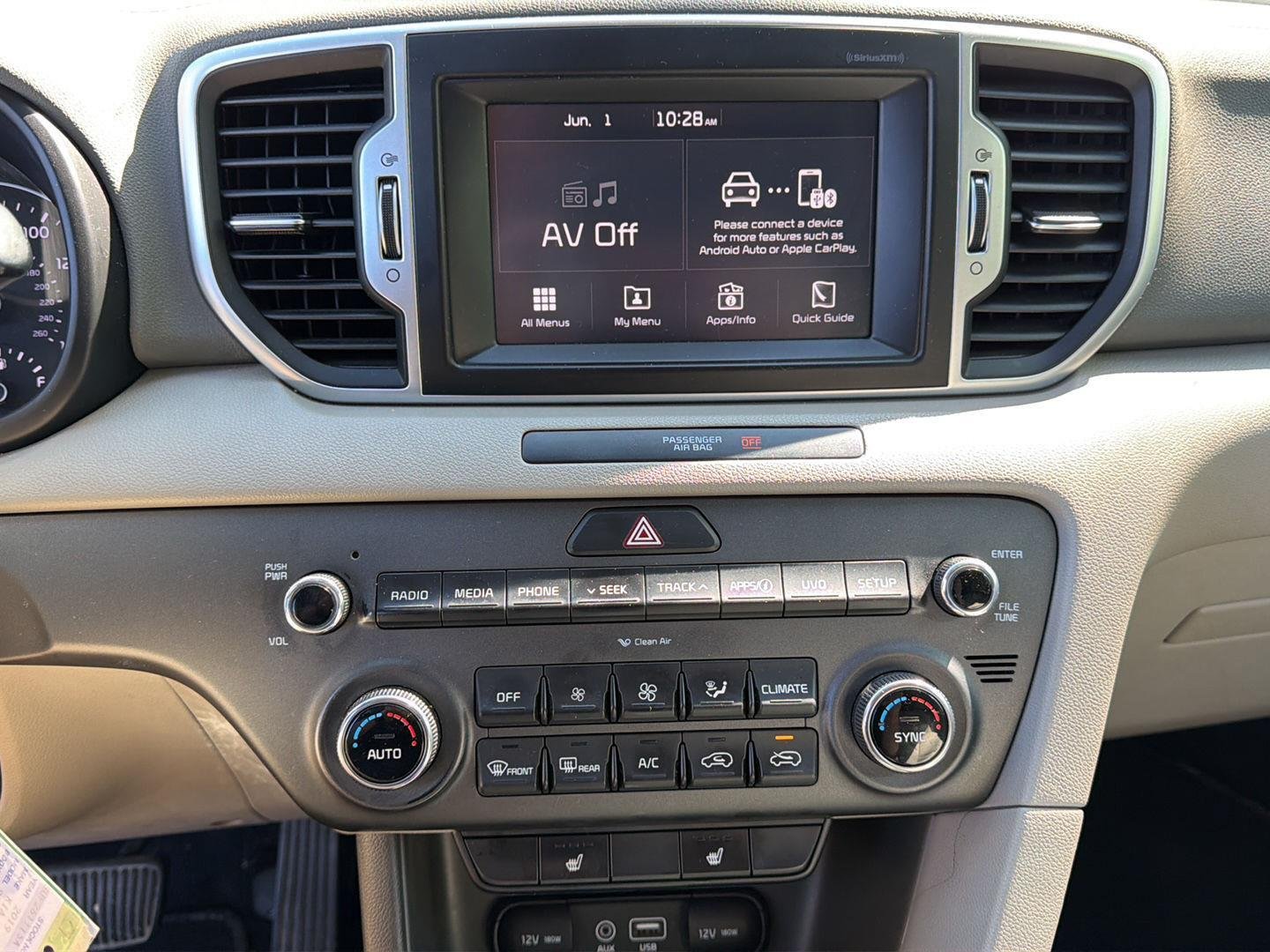 Used 2019 Black Cherry Kia LX image 3