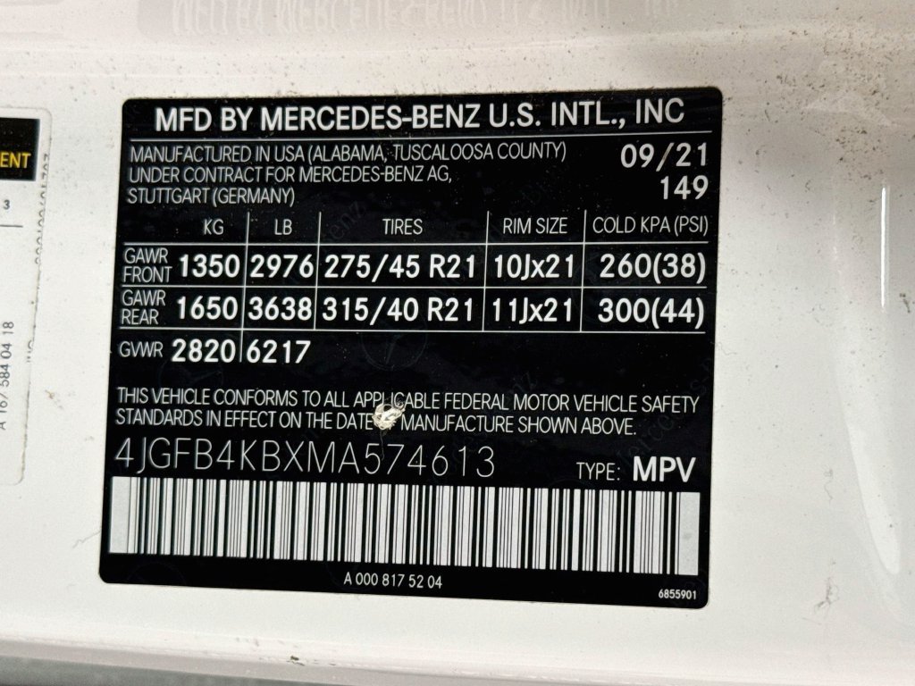Certified Used 2021 White Mercedes-Benz GLE 350 image 35